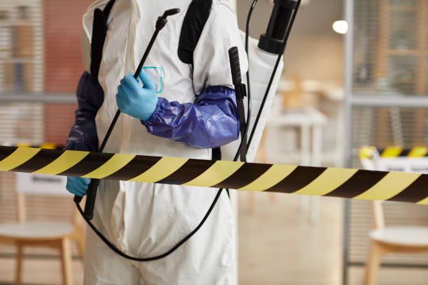 Professional Trauma Scene Cleanup technician working in Columbus, IN